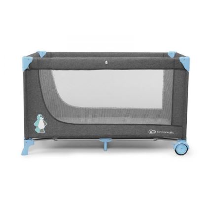 KINDERKRAFT - Reisebett JOY in Grau-Blau