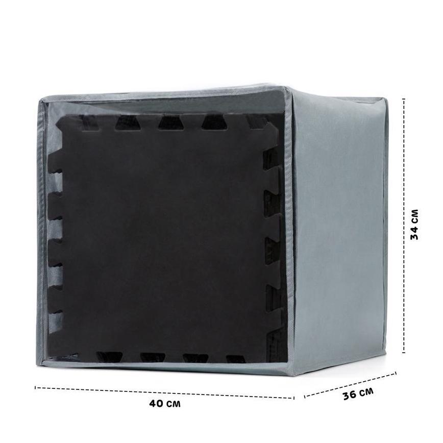 KINDERKRAFT - Schaumstoffpuzzle LUNO 30Stück schwarz/weiß