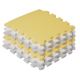 KINDERKRAFT - Schaumstoffpuzzle LUNO 30teilig grau/gelb