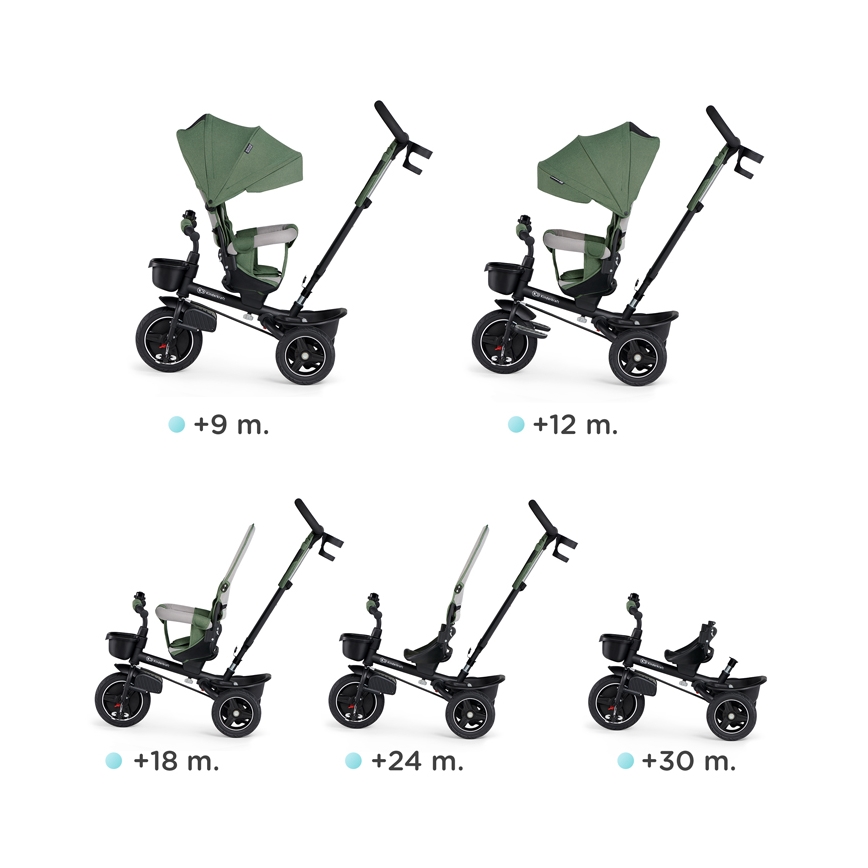 KINDERKRAFT SELECT - Kinder-Dreirad SPINSTEP Premium grün
