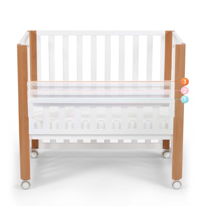 KINDERKRAFT SELECT - Kinderbett 4-in-1 KOYA Premium Buche/Kiefer