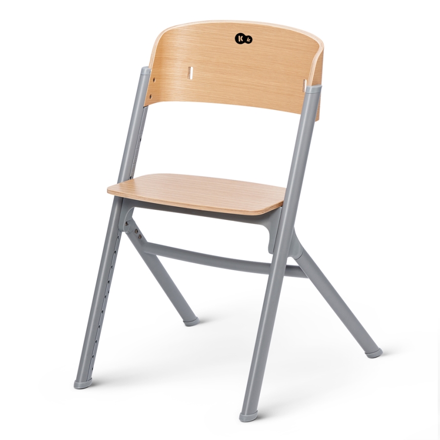 KINDERKRAFT SELECT - Kinderhochstuhl 3-in-1 LIVY Premium Eiche + Babywippe CALMEE