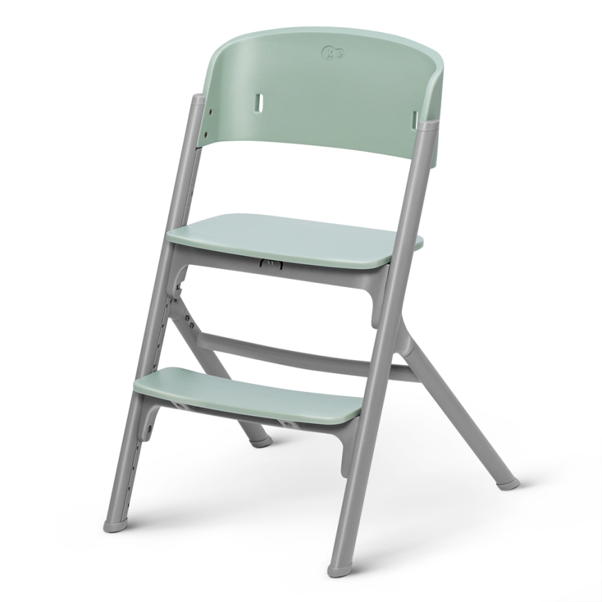 KINDERKRAFT SELECT - Kinderhochstuhl 3-in-1 LIVY Premium Olivegrün + Babywippe CALMEE