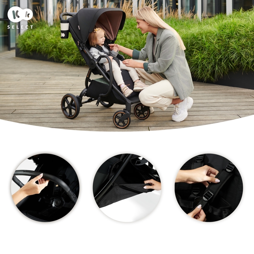 KINDERKRAFT SELECT - Kinderwagen MITZY Ink schwarz