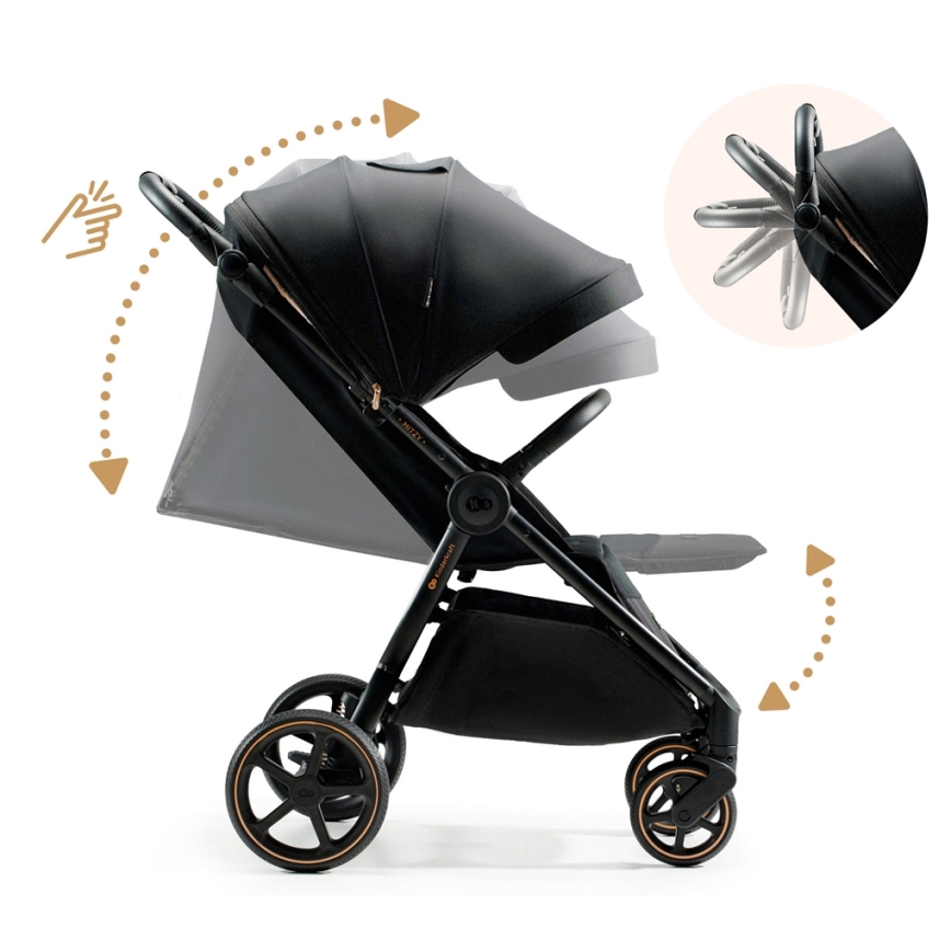 KINDERKRAFT SELECT - Kinderwagen MITZY Ink schwarz