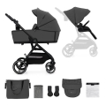 KINDERKRAFT SELECT - Kombi-Kinderwagen 2in1 YOXI Moonlight grau