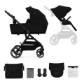 KINDERKRAFT SELECT - Kombi-Kinderwagen 2in1 YOXI Pure schwarz