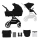 KINDERKRAFT SELECT - Kombi-Kinderwagen 2in1 YOXI Pure schwarz