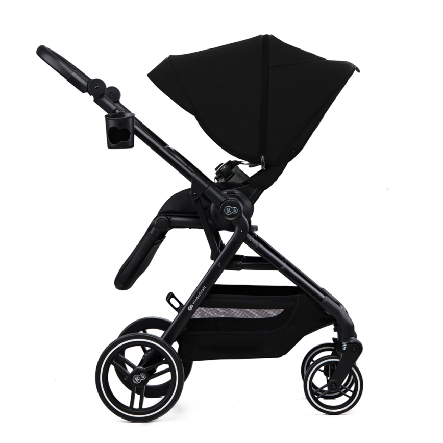 KINDERKRAFT SELECT - Kombi-Kinderwagen 2in1 YOXI Pure schwarz