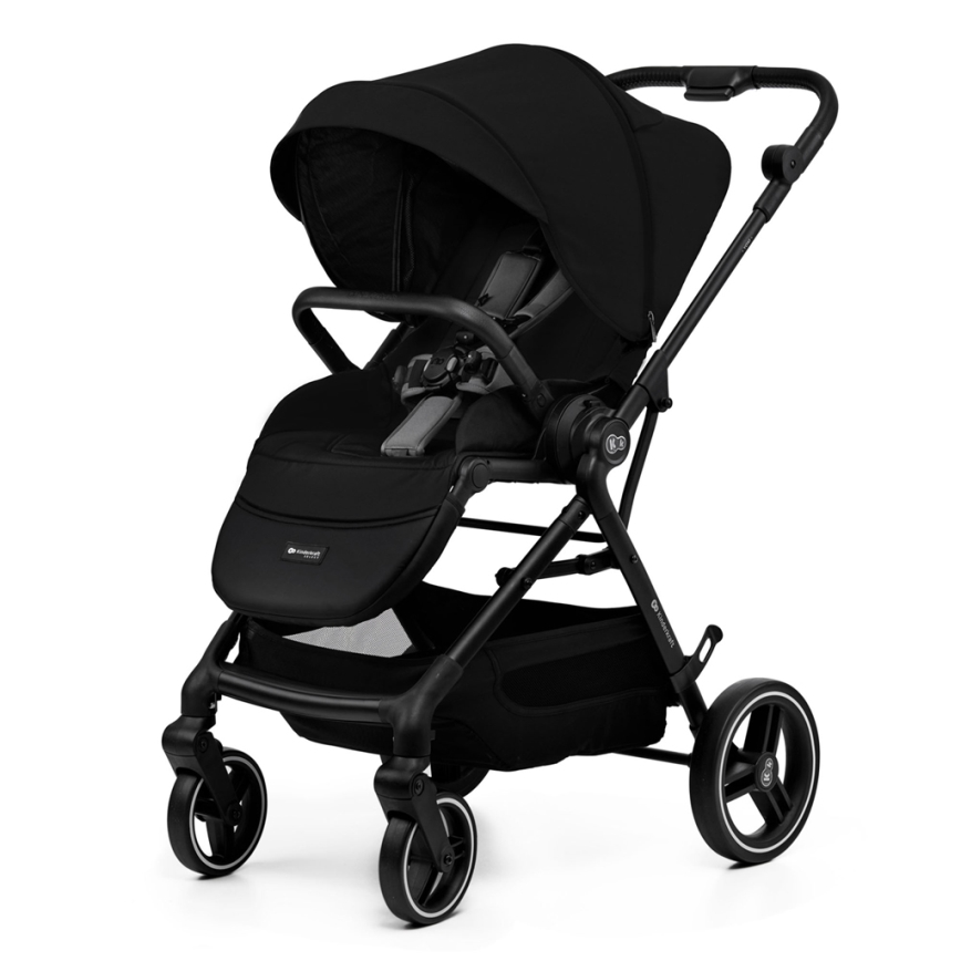 KINDERKRAFT SELECT - Kombi-Kinderwagen 2in1 YOXI Pure schwarz
