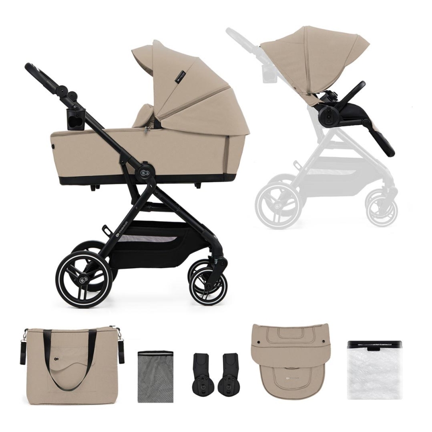 KINDERKRAFT SELECT - Kombi-Kinderwagen 2in1 YOXI Sand beige