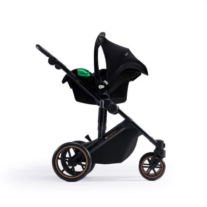 KINDERKRAFT SELECT - Kombinierter 3-in-1 Kinderwagen PRIME 2 Premium Venezian Schwarz + Autositz