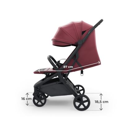KINDERKRAFT SELECT - Sport-Kinderwagen NUBI 3 Dark Ruby