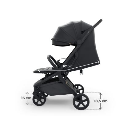 KINDERKRAFT SELECT - Sport-Kinderwagen NUBI 3 Midnight Black