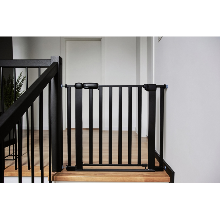 KINDERKRAFT - Sicherheitsbarriere LOCK&GO 75-103 cm schwarz