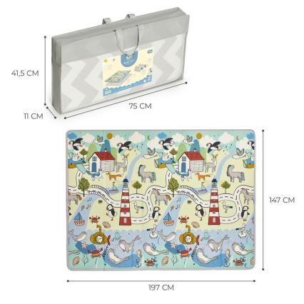 KINDERKRAFT - Spielmatte für Kinder MATTY 2