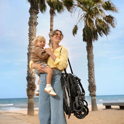 KINDERKRAFT - Sportkinderwagen INDY 3 Coal Black