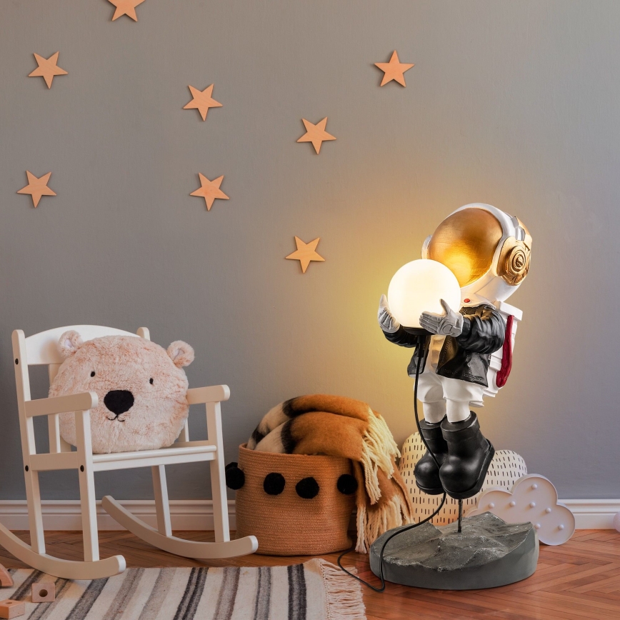 Kinderlampe ASTRONAUT 1xE14/40W/230V kupferfarben