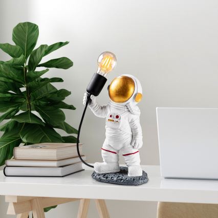 Kinderlampe ASTRONAUT 1xE27/40W/230V kupfer/weiß
