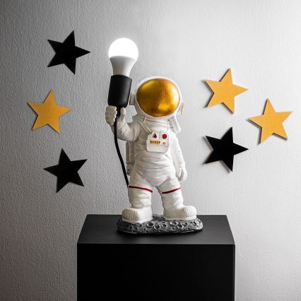 Kinderlampe ASTRONAUT 1xE27/40W/230V kupfer/weiß