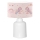Kinderlampe CANDY 1xE27/40W/230V rosa/weiß