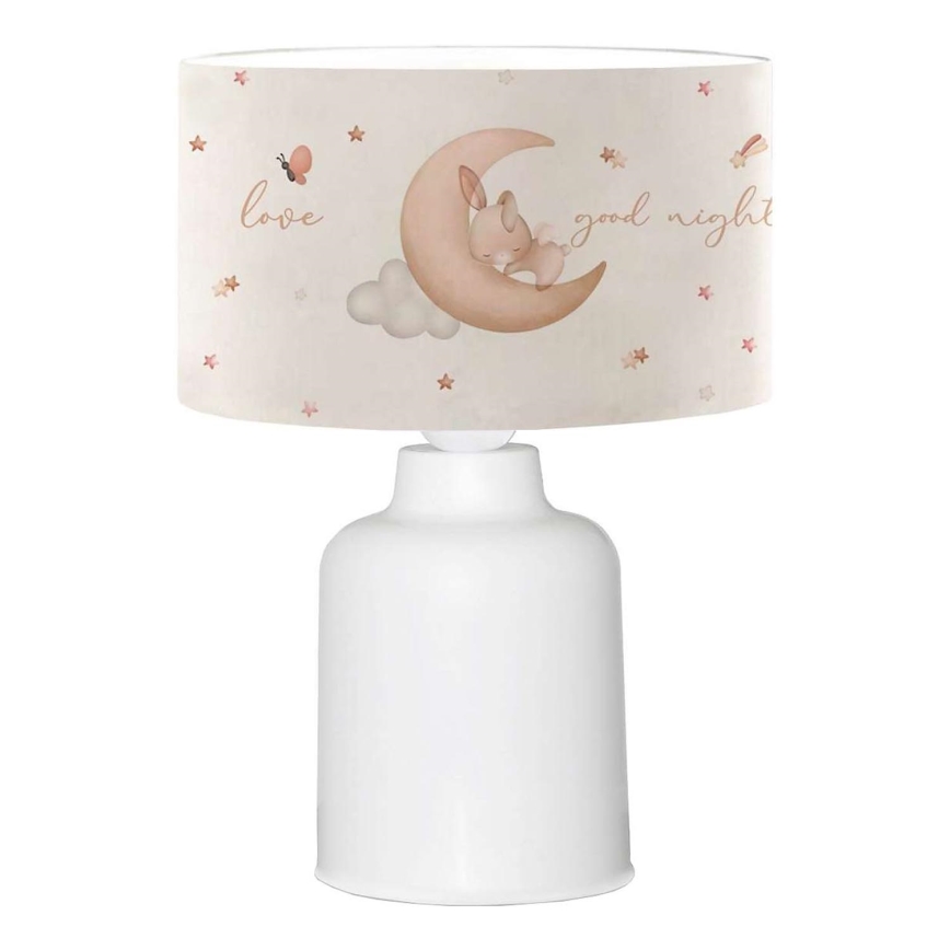 Kinderlampe CANDY 1xE27/40W/230V weiß/beige