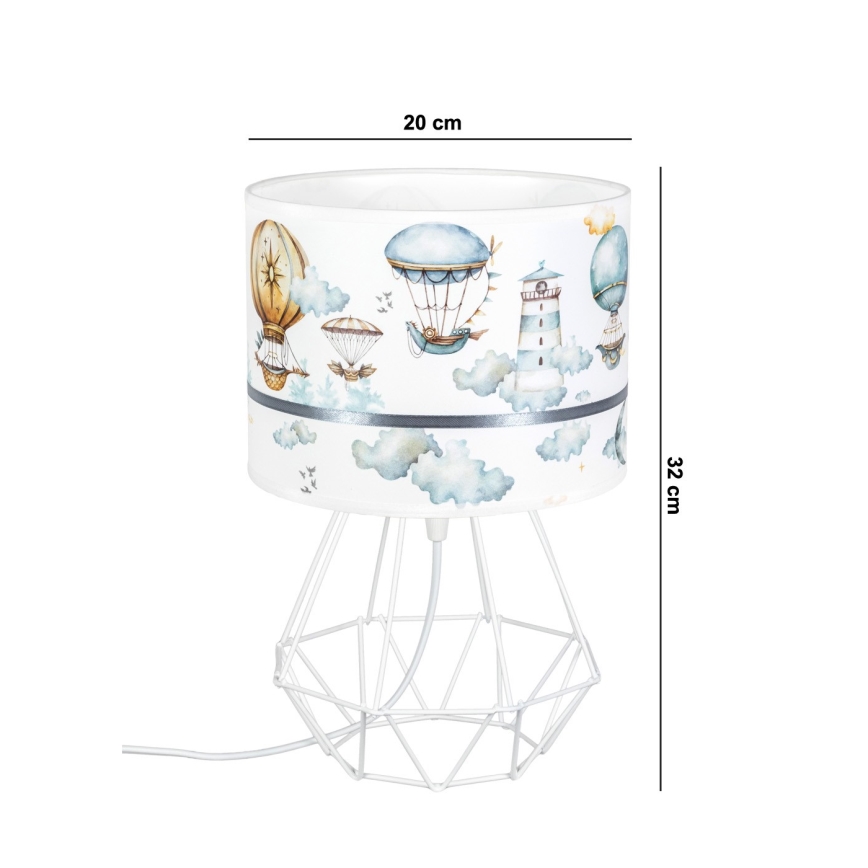 Kinderlampe PIKKI 1xE27/60W/230V blau