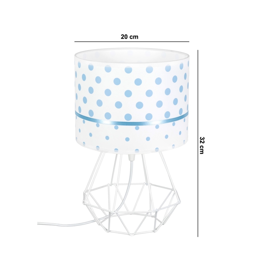 Kinderlampe PIKKI 1xE27/60W/230V blau