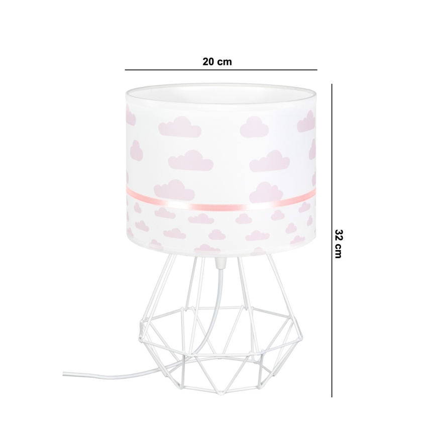 Kinderlampe PIKKI 1xE27/60W/230V rosa