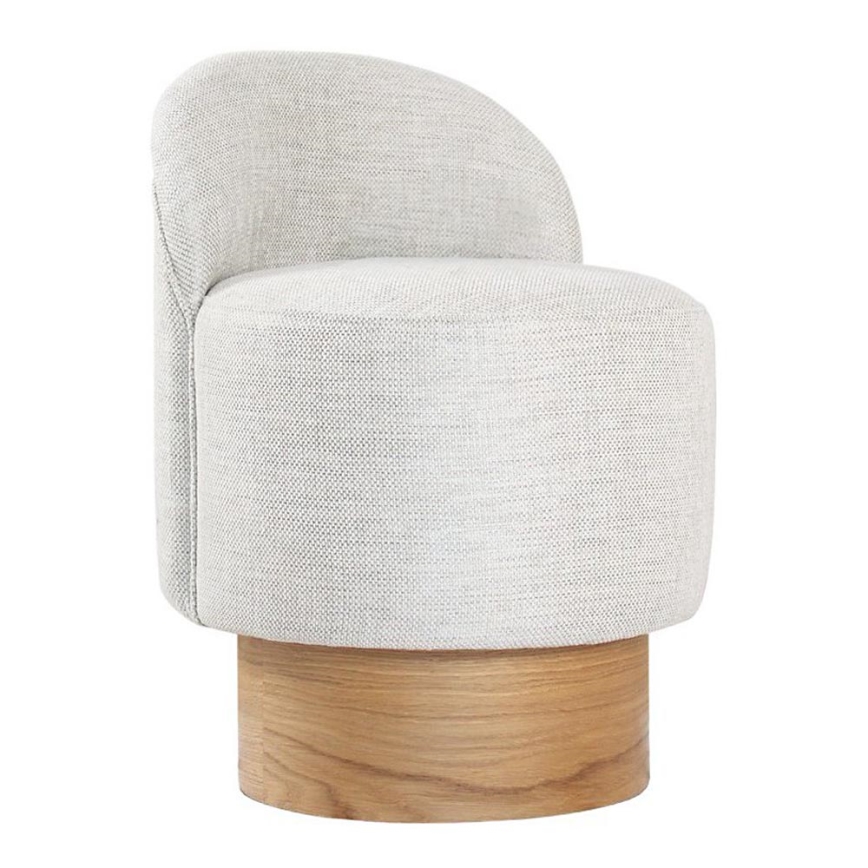 Kindersessel RIKI 40x47 cm hellgrau