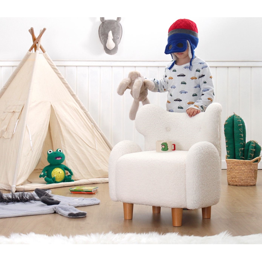 Kindersessel TOBI weiß