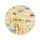Kinderteppich STELLA STREETS 120 cm beige/Stadt