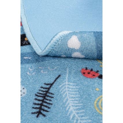 Kinderteppich STELLA STREETS 120 cm blau/Stadt