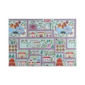 Kinderteppich STELLA STREETS 120x170 cm türkis/Stadt