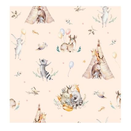 Kindertischlampe KIDS ROOM 1xE27/60W/230V, Ø 18 cm, mit niedlichen Tiermotiven