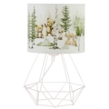 Kindertischlampe KIDS ROOM 1xE27/60W/230V Ø 18 cm, mit niedlichen Tiermotiven