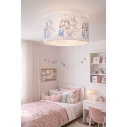 Kinderzimmer-Deckenleuchte GIRLS VIBES 1xE27/60W/230V Ø 40 cm Paris