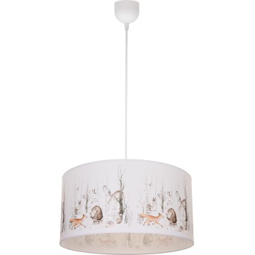 Kinderzimmer-Deckenleuchte KIDS ROOM 1xE27/60W/230V, Ø 40 cm, mit Tiermotiven