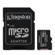 Kingston - MicroSDXC 128GB Canvas Select Plus U1 100MB/s + SD-Adapter