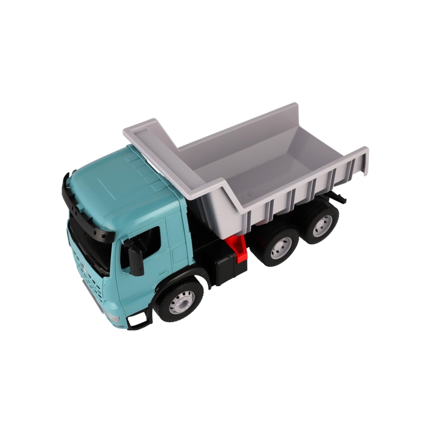 Kipper-LKW Mercedes GIGA TRUCKS, 65 cm, blau/grau