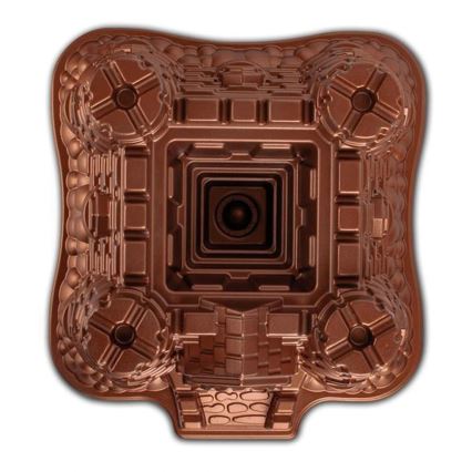 KITCHISIMO Gugelhupfform Schloss/kupferfarben