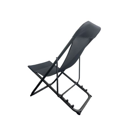 Klappbare Campingliege schwarz
