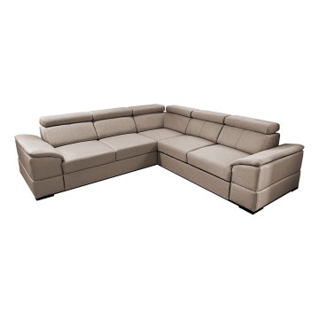 Klappbare Universal-Ecksitzgruppe mit Stauraum GRANADA beige