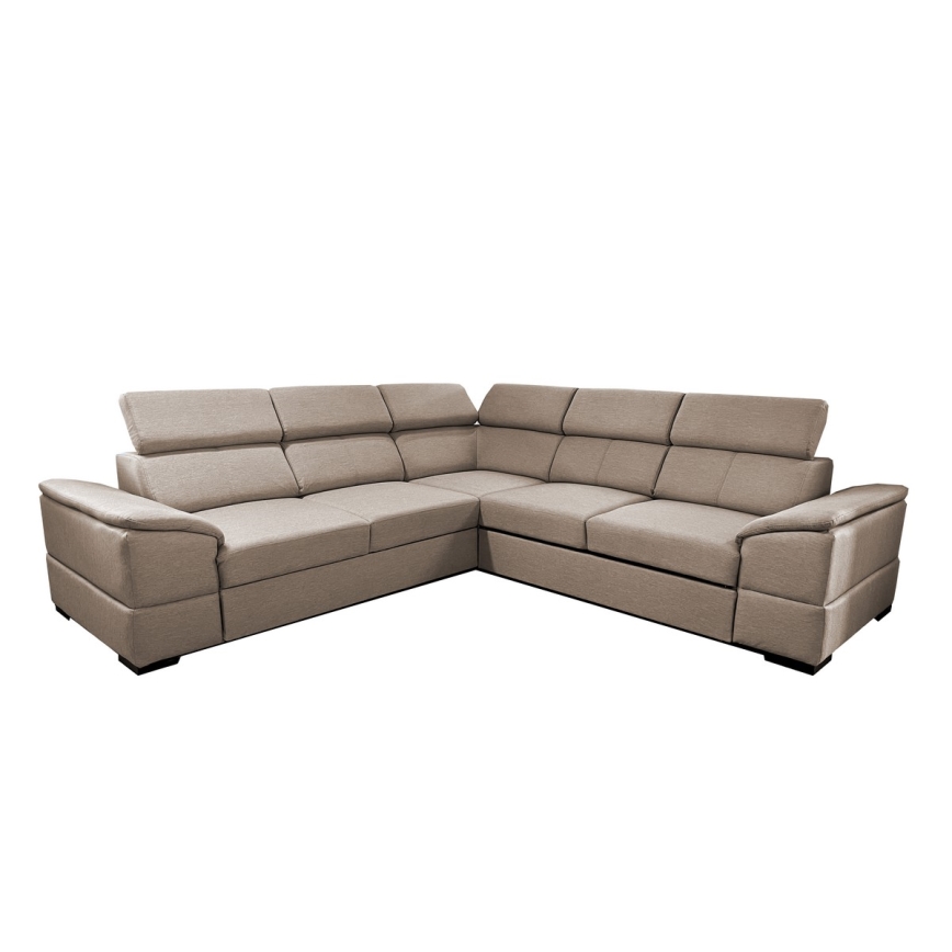 Klappbare Universal-Ecksitzgruppe mit Stauraum GRANADA beige