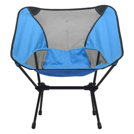 Klappbarer Campingstuhl blau 63 cm