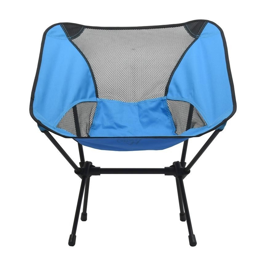 Klappbarer Campingstuhl blau 63 cm