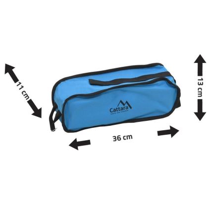 Klappbarer Campingstuhl blau 63 cm