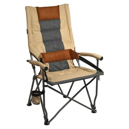 Klappbarer Campingstuhl braun