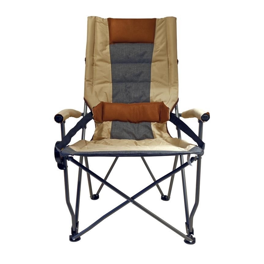 Klappbarer Campingstuhl braun