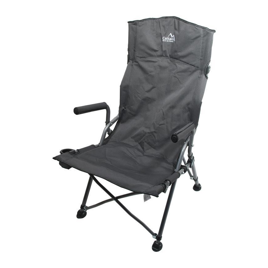 Klappbarer Campingstuhl grau